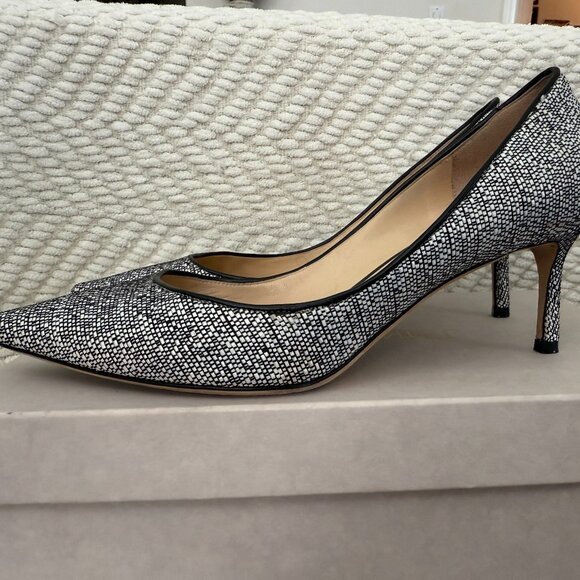 Jimmy Choo Romey 60 Pumps-EU Size 38-Chalk - Picture 1 of 5